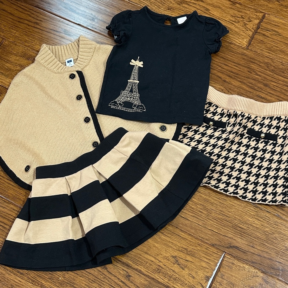Black and Tan Kids Clothing Set